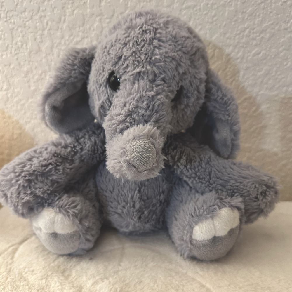 Aurora Baby‎ Elephant 9" soft gray plush